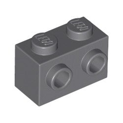 11211-199ブロック1×2片側面に2スタッド有ダークブルーイッシュグレイ