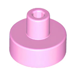 20482-222タイル1×1丸ピン付きブライトピンク