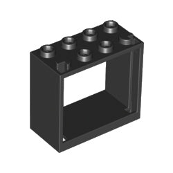 60598-026窓枠2×4×3ブラック