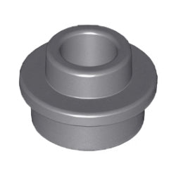 85861-199プレート1×1丸貫通穴有ダークブルーイッシュグレイ