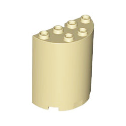 6259-005シリンダーハーフ2×4×4タン