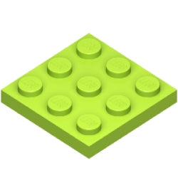 11212-119プレート3×3ライム