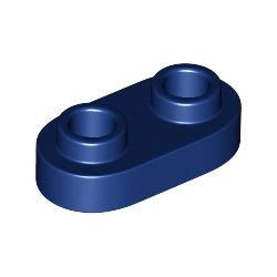 35480-140プレート1×2丸貫通2スタッドダークブルー