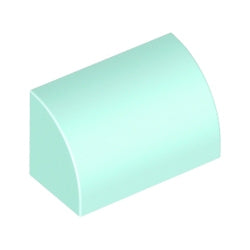 37352-323曲面ブロック1×2×1ライトアクア