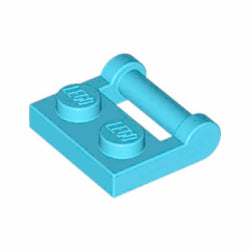 48336-322プレート1×2取っ手付その2ミディアムアジュール