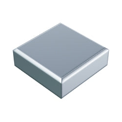 3070b-MSタイル1×1メタリックシルバー