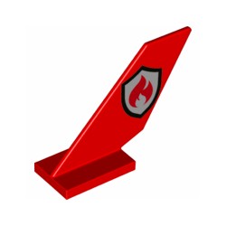 6239pb108尾翼(レッドアンドシルバーファイヤー)レッド