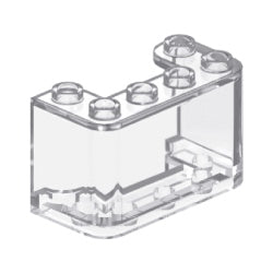 4594-040ウインドスクリーン2×4×2-垂直トランスクリア