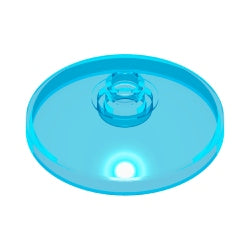 43898-042ディッシュ3×3トランスライトブルー