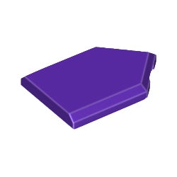 22385-268特殊タイル2×3五角形ダークパープル