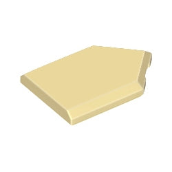 22385-005特殊タイル2×3五角形タン