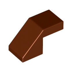 28192-192スロープ45度2×1スタッド無レディシュブラウン