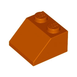 3039-038スロープ45度2×2ダークオレンジ