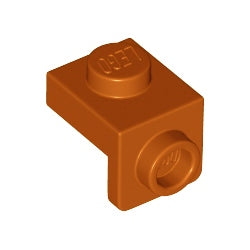 36841-038ブラケット1×1-1×1ダークオレンジ