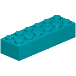 2456-107ブロック2×6ダークターコイズ