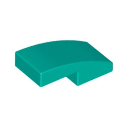 11477-107曲面スロープ2×1ダークターコイズ