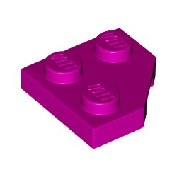 26601-124プレート2×2コーナー無マジェンタ