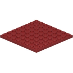 41539-154プレート8×8ダークレッド