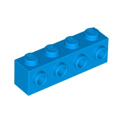 30414-321ブロック1×4側面にスタッド有ダークアジュール