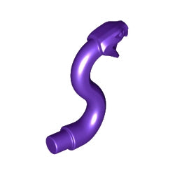 28588-268ヘビの頭ダークパープル