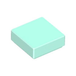 3070b-323タイル1×1ライトアクア