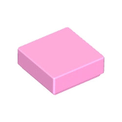 3070b-222タイル1×1ブライトピンク