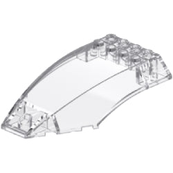 45705-040曲面ウインドスクリーン10×6×2トランスクリア