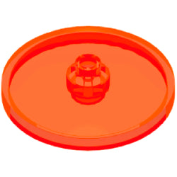 35394-047ディッシュ4×4スタッド穴有トランスネオンオレンジ