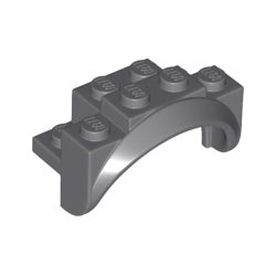 35789-199マッドガードアーチ4×2-1/2×2-1/3ラウンドアーチダークブルーイッシュグレイ