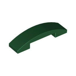 93273-141曲面スロープ4×1ダブルダークグリーン
