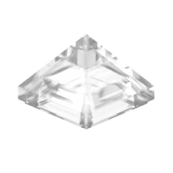 22388-040スロープ45度1×1×2/3三角錐トランスクリア