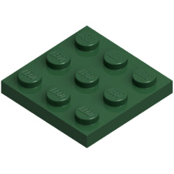 11212-141プレート3×3ダークグリーン