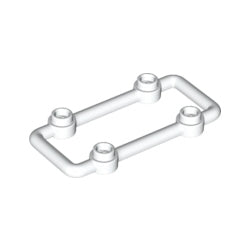 23444-001バー1×6×3-4スタッドホワイト