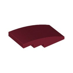 93606-154曲面スロープ4×2ダークレッド