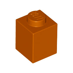 3005-038ブロック1×1ダークオレンジ