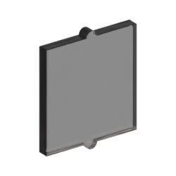 60601-111窓ガラス1×2×2トランスブラック