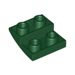 32803-141逆曲面スロープ2×2ダークグリーン