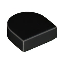 24246-026タイル1×1半円付きブラック