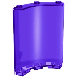 30562-126パネル4×4×6クォータートランスパープル