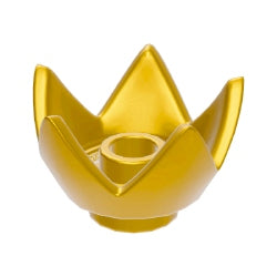 39262-297クラウン-中央1スタッドパールゴールド