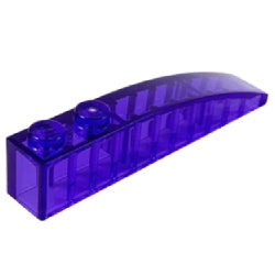 42022-126曲面スロープ6×1トランスパープル