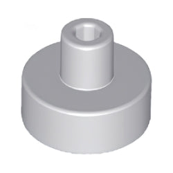 20482-194タイル1×1丸ピン付きライトブルーイッシュグレイ