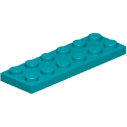 3795-107プレート2×6ダークターコイズ