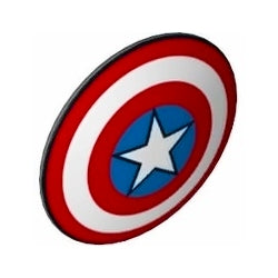 75902pb13盾ラウンド(キャプテン・アメリカ)ダークブルーイッシュグレイ