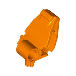 49700-106クレーンバケット-車軸とペグ穴付きオレンジ