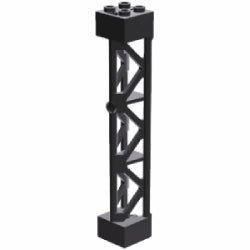 95347-148三角柱2×2×10-上部に車軸穴有タイプ4パールダークグレイ