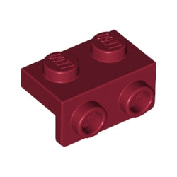 99781-154ブラケット1×2-1×2ダークレッド