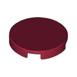 14769-154タイル2×2丸ボトムスタッドホルダーダークレッド