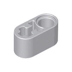 60483-194テクニックリフトアーム1×2ペグ穴と車軸穴有ライトブルーイッシュグレイ