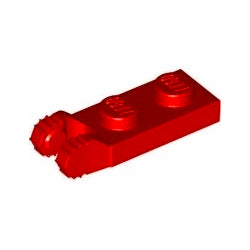 54657-021ヒンジプレート1×2ロック端に指2本(新型)レッド